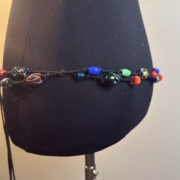 Beaded Rope Tie Bohemian Belt - Picture 3 of 6